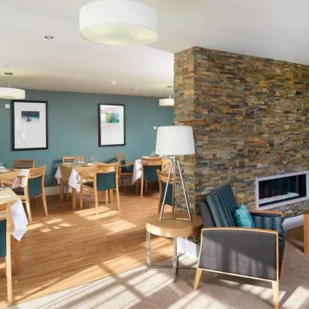 Dining tables in care home