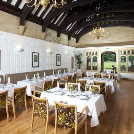 Vaulted ceiling dining room