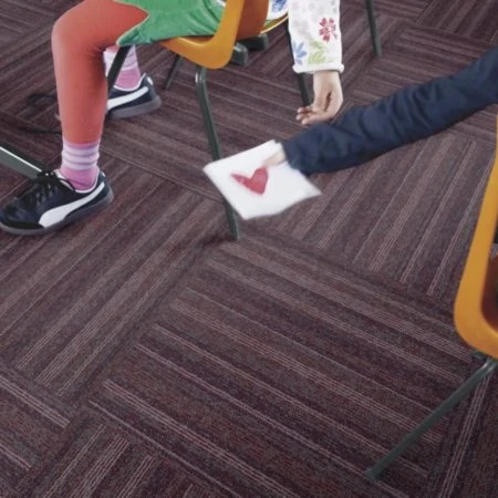 Flotex carpet at school