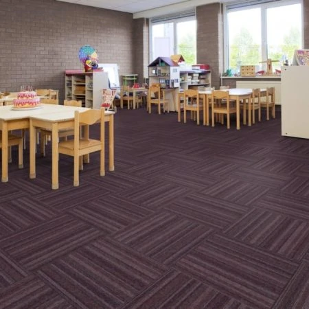 Carpeted nursery school