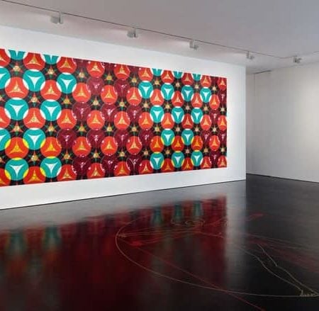 Artwork on gallery wall