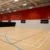 Sports hall with markings
