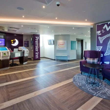 Premier Inn entrance foyer