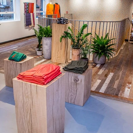 Clothes shop interior