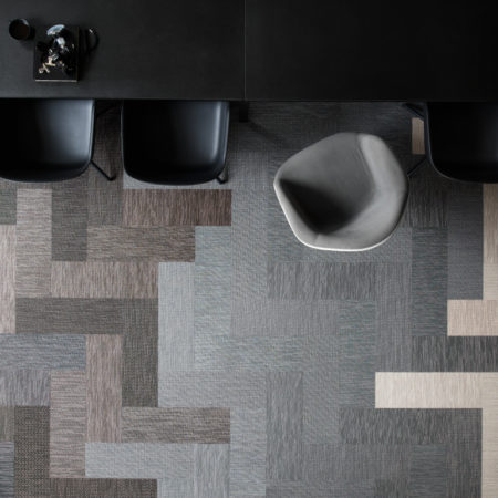 View of meeting room floor from above