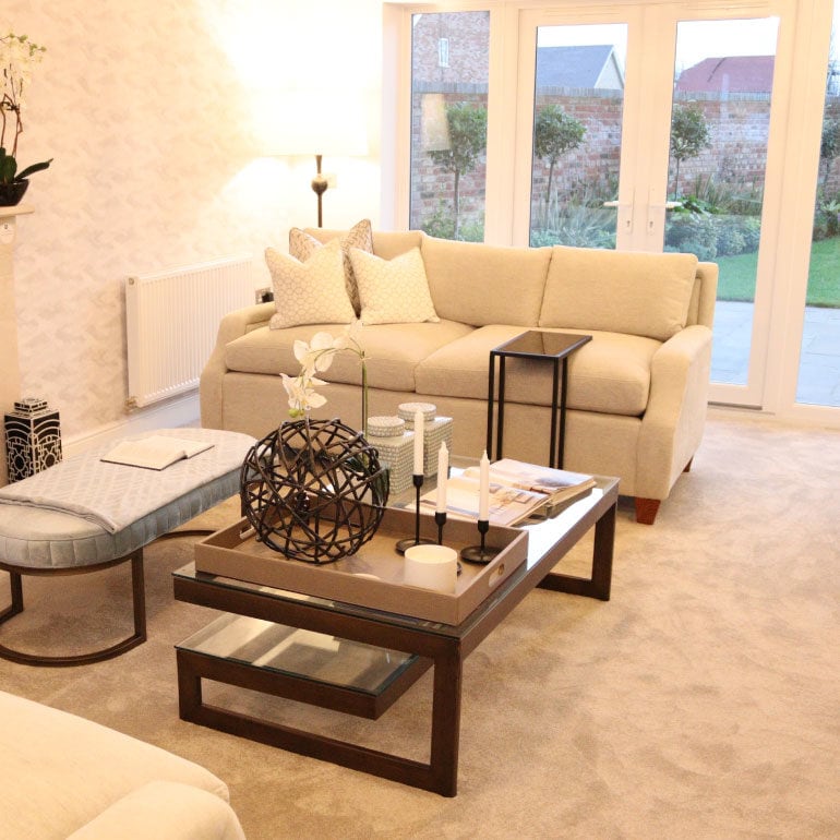 Carpeted lounge