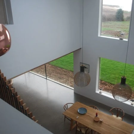 Hallway shot of house interior