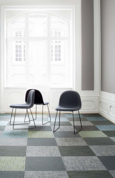 Office flooring area with chairs