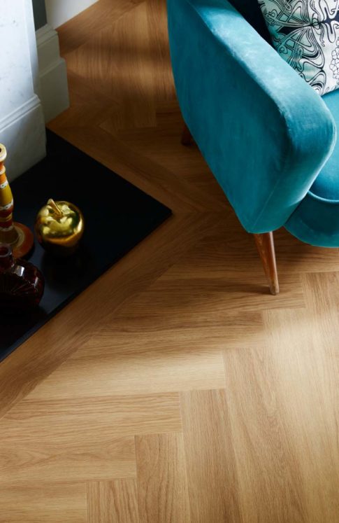 Close up of Amtico flooring